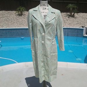 Express Trench floral Spring coat